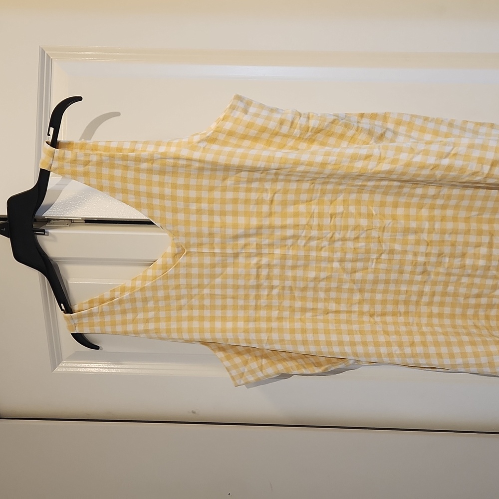 Plaid Yellow Sundress